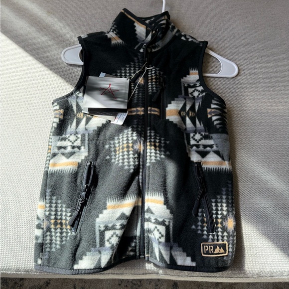 Powder River Outfitters Jackets & Blazers - Patterned Fleece Vest